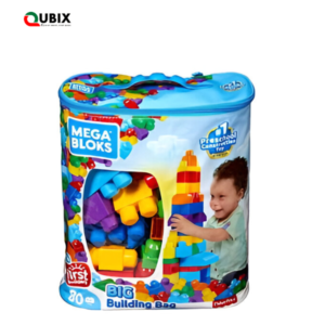 80-Piece Big Building Block Set With Bag 1+ Years