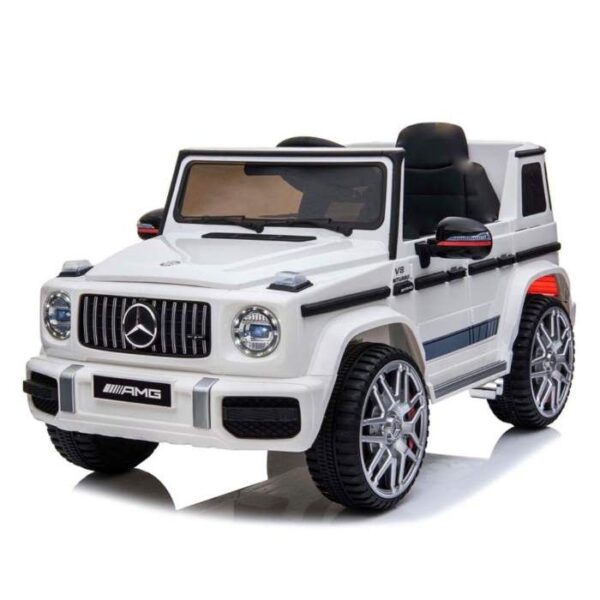 Mercedes-Benz AMG G63 12V Ride-On Car with Remote Control - Safe & Fun Electric Ride for Kids, Realistic Design, LED Lights, Music Player, and Parental Control