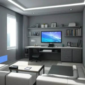 “Versatile 4-in-1 Projector Study Table: Your Ultimate Solution for Learning, Presenting, and Organizing”