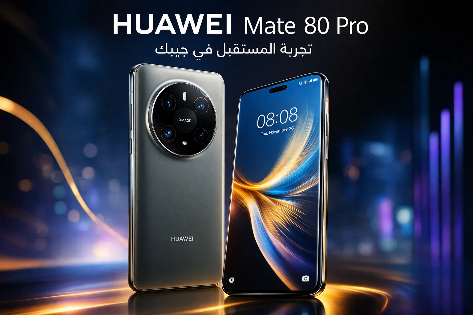  هاتف HUAWEI Mate 80 Pro تجربة المستقبل في جيبك  