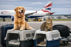 Pet Relocation from UK/Europe to UAE: Airline Approved Crates & Blood Tests